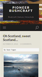 Mobile Screenshot of pioneerbushcraft.org
